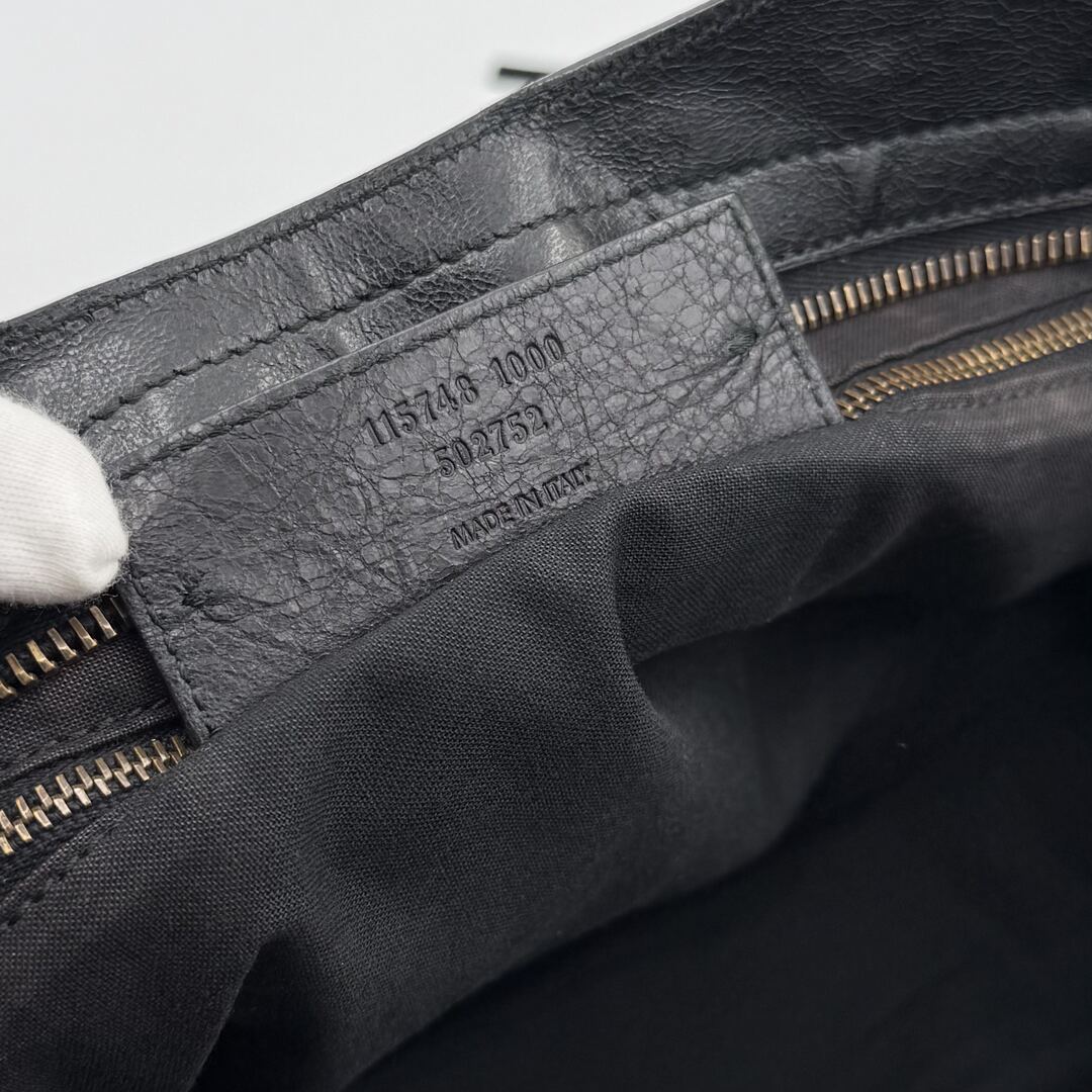 2011 Balenciaga City Leather Black Handbag