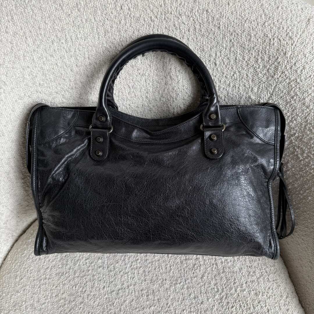 2011 Balenciaga City Leather Black Handbag