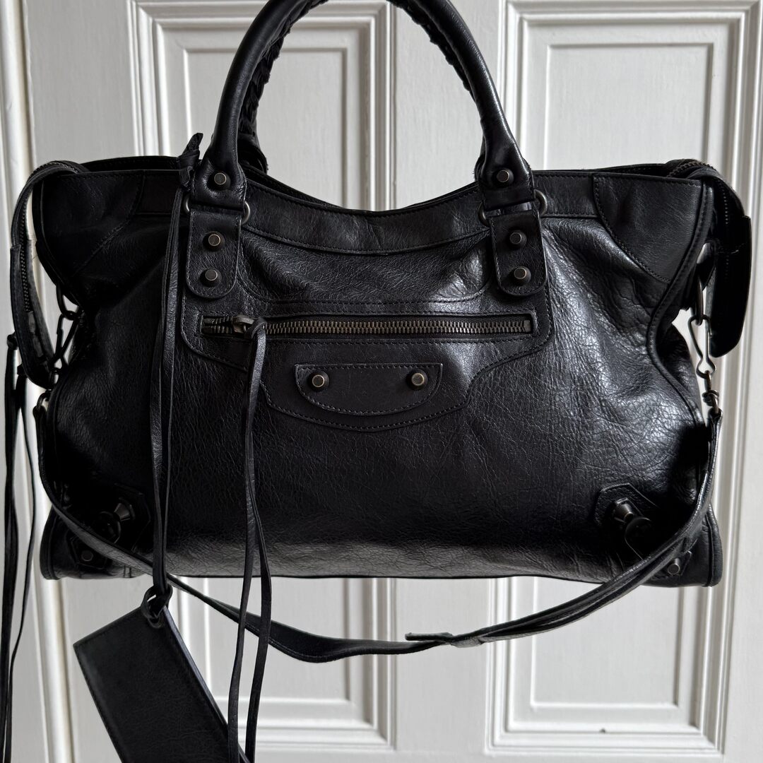 2011 Balenciaga City Leather Black Handbag