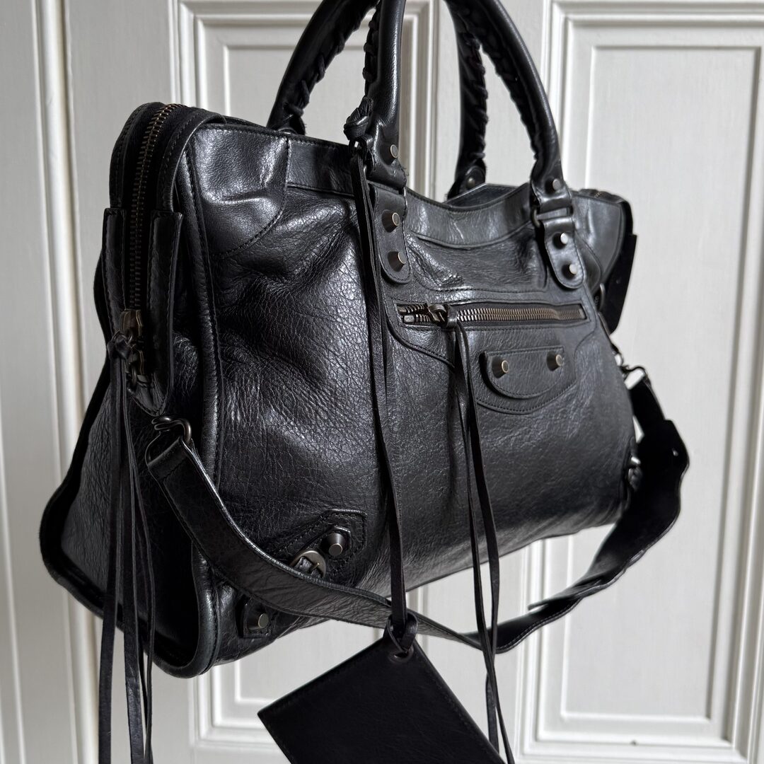 2011 Balenciaga City Leather Black Handbag