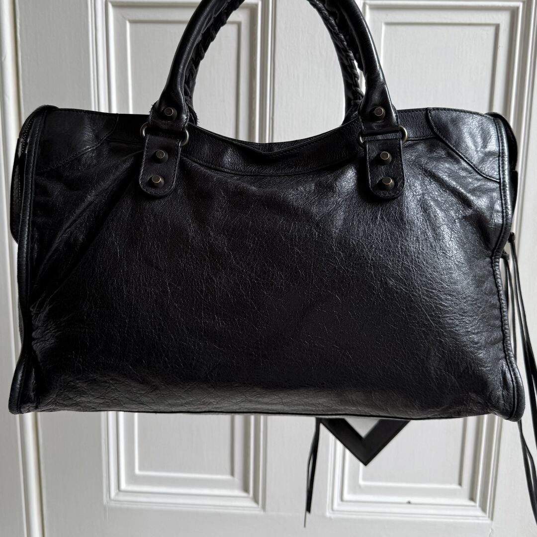 2011 Balenciaga City Leather Black Handbag