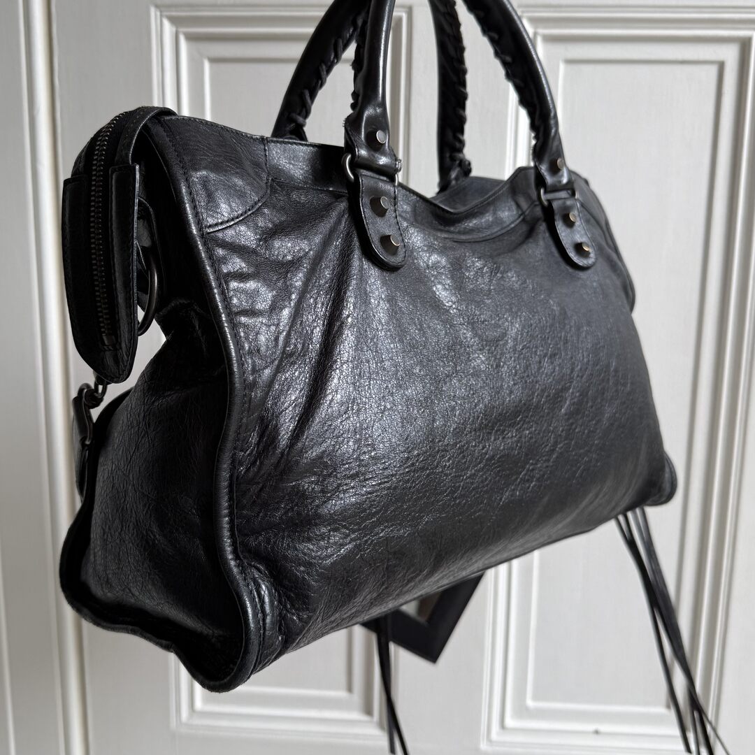 2011 Balenciaga City Leather Black Handbag