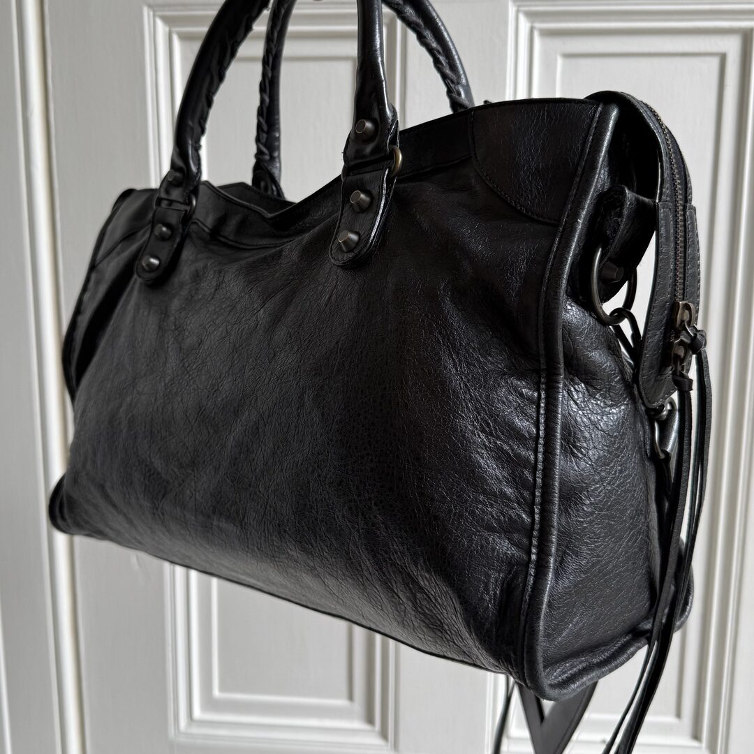 2011 Balenciaga City Leather Black Handbag