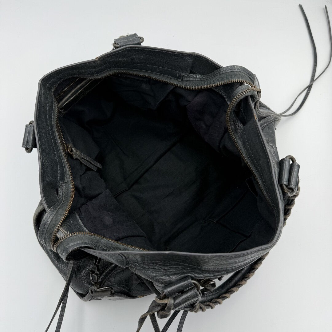 2014 Balenciaga City Leather Grey Handbag