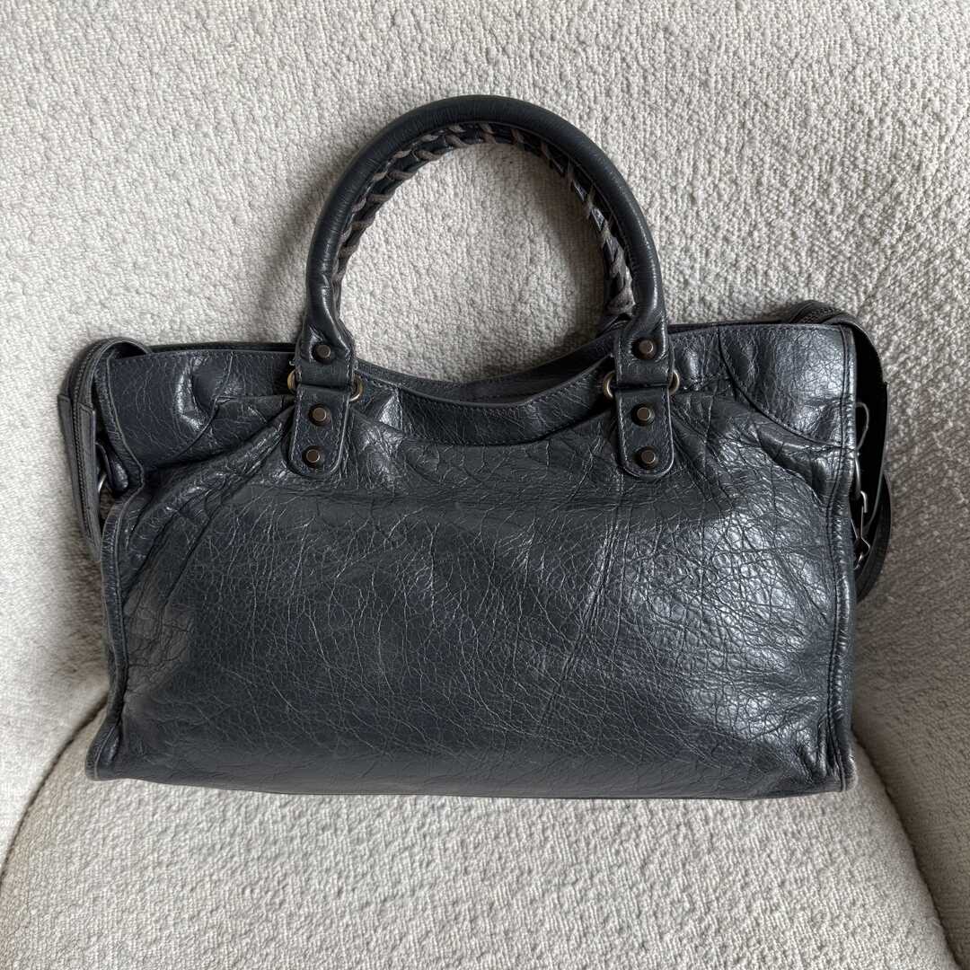 2014 Balenciaga City Leather Grey Handbag