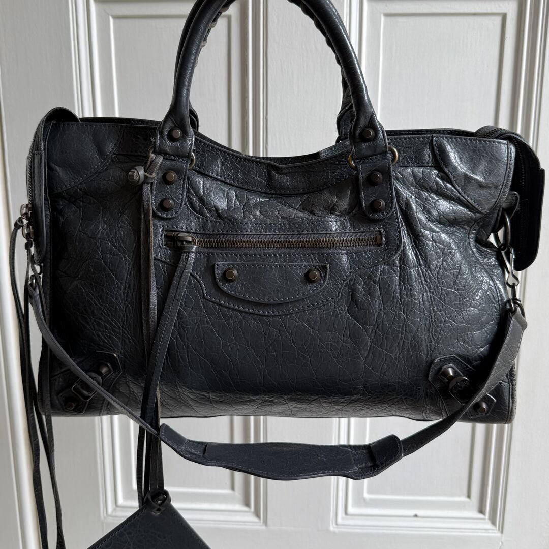 2014 Balenciaga City Leather Grey Handbag