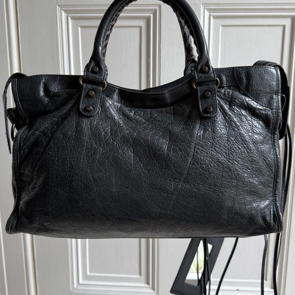 2014 Balenciaga City Leather Grey Handbag
