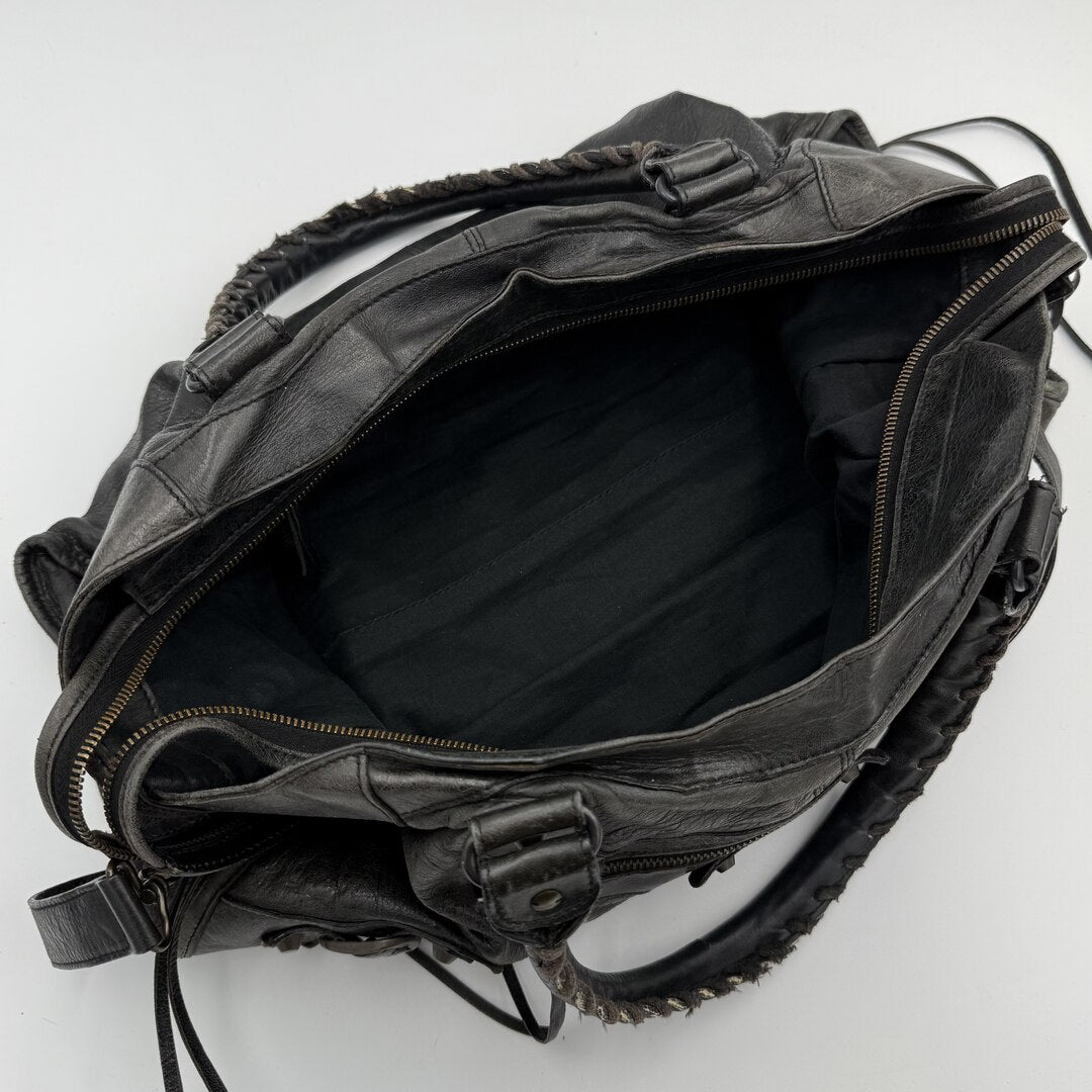 2003 Balenciaga City Leather Black Handbag