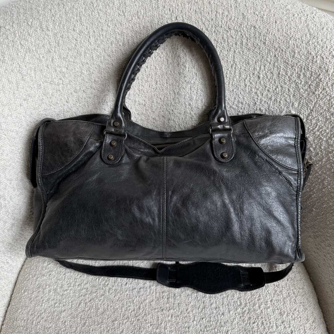 2003 Balenciaga City Leather Black Handbag