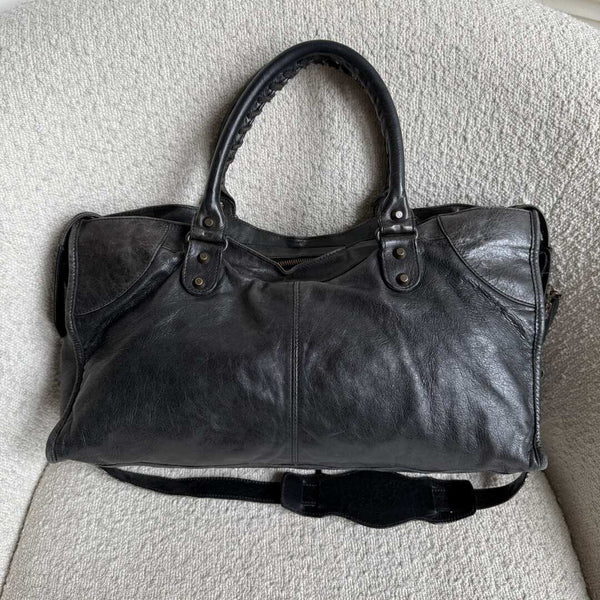 2003 Balenciaga City Leather Black Handbag