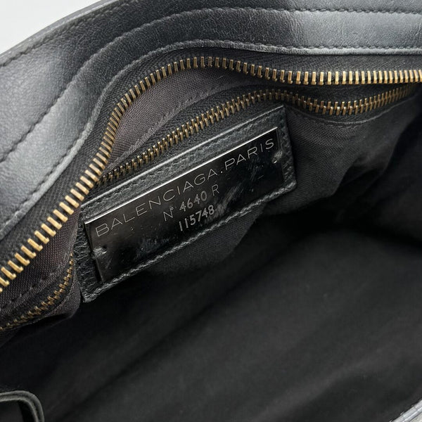 2009 Balenciaga City Leather Black Handbag