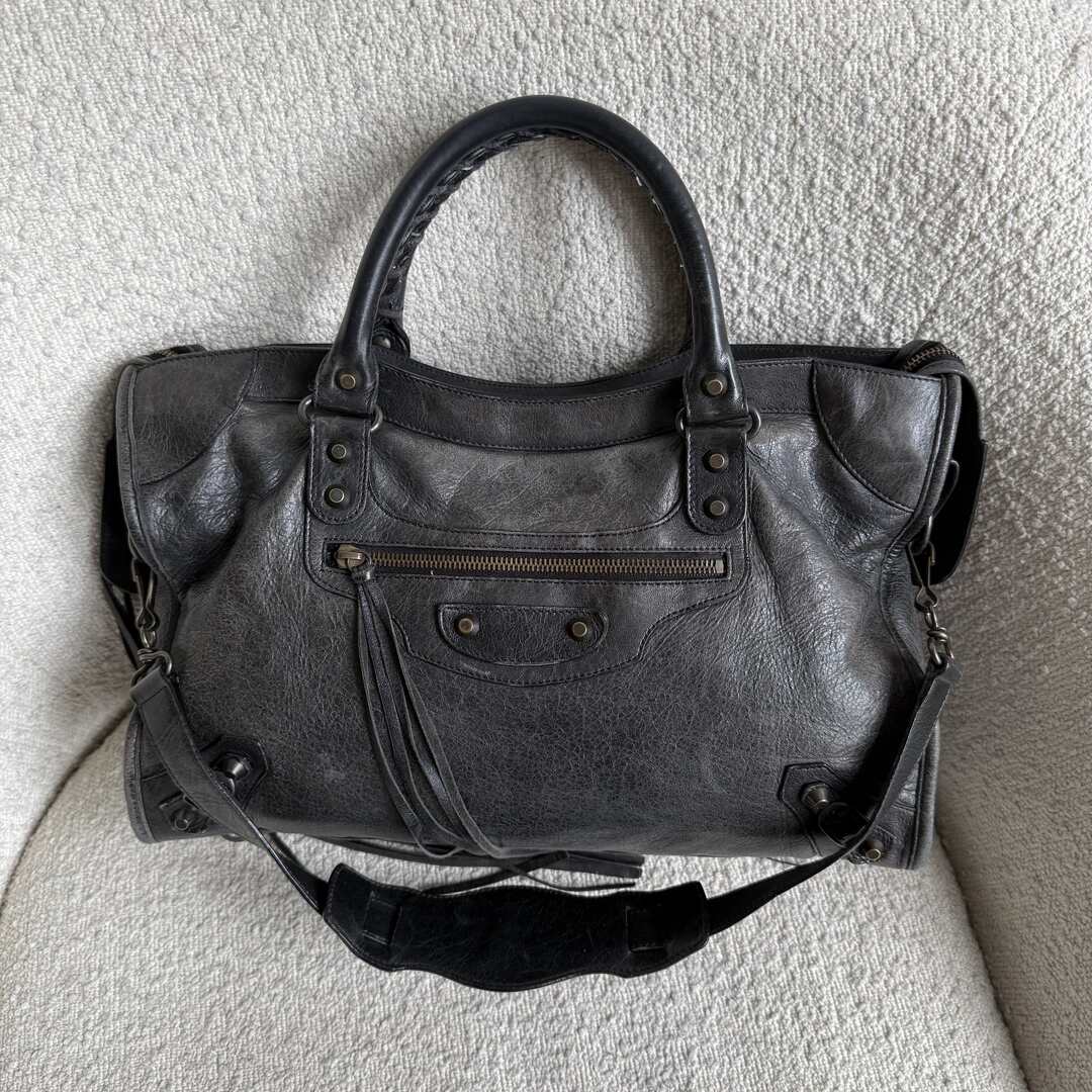 2009 Balenciaga City Leather Black Handbag