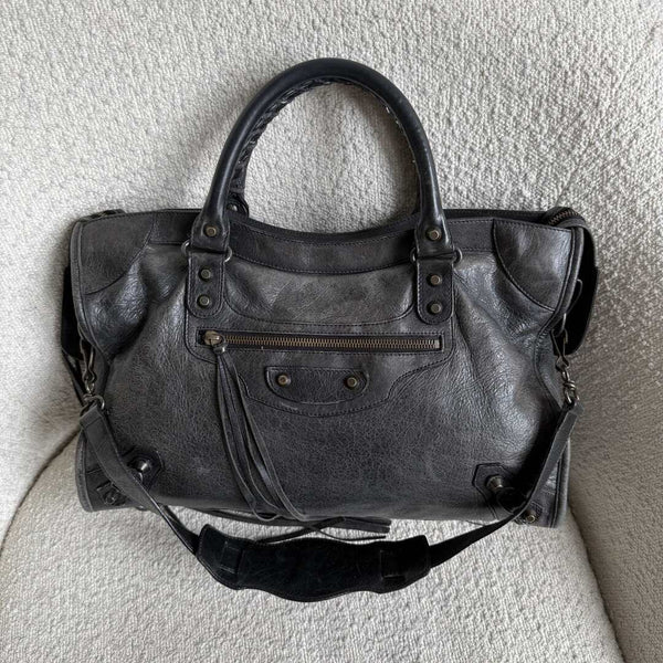 2009 Balenciaga City Leather Black Handbag