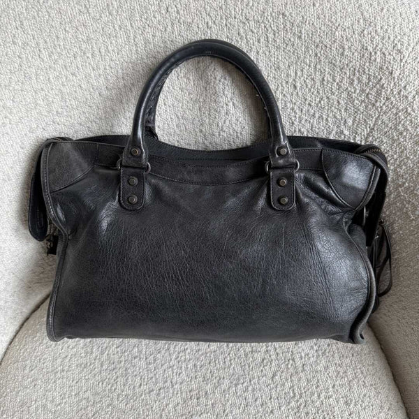 2009 Balenciaga City Leather Black Handbag