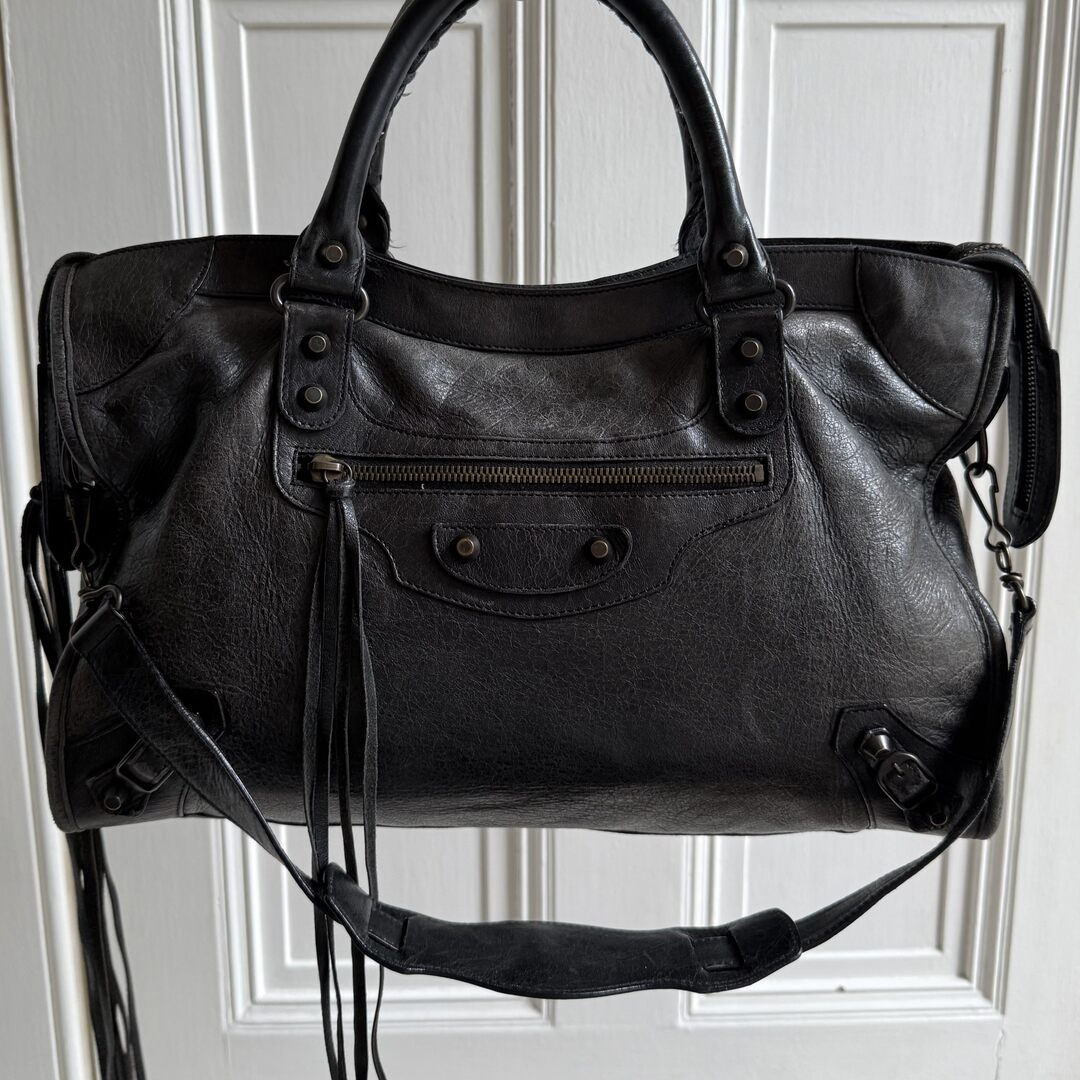 2009 Balenciaga City Leather Black Handbag