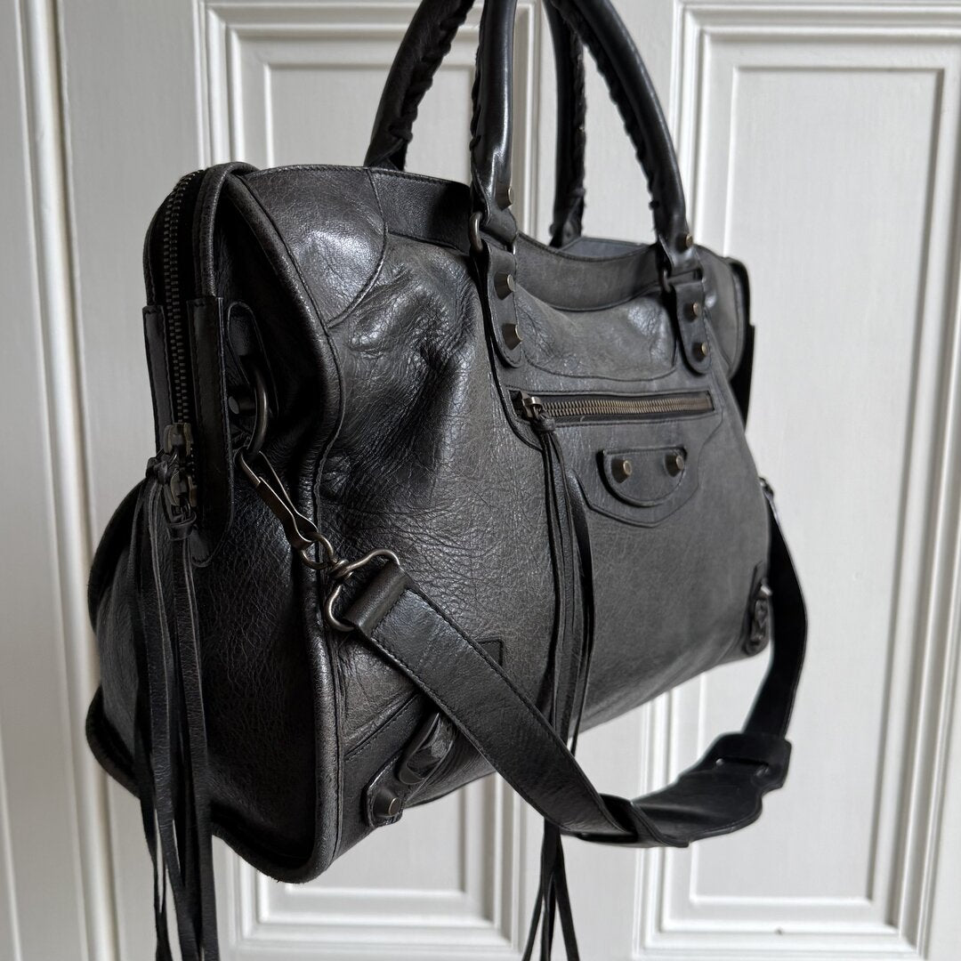 2009 Balenciaga City Leather Black Handbag