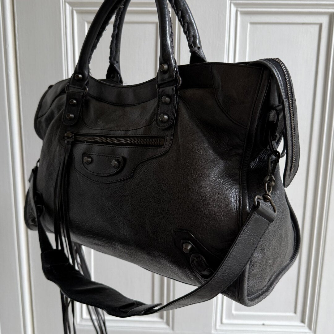 2009 Balenciaga City Leather Black Handbag