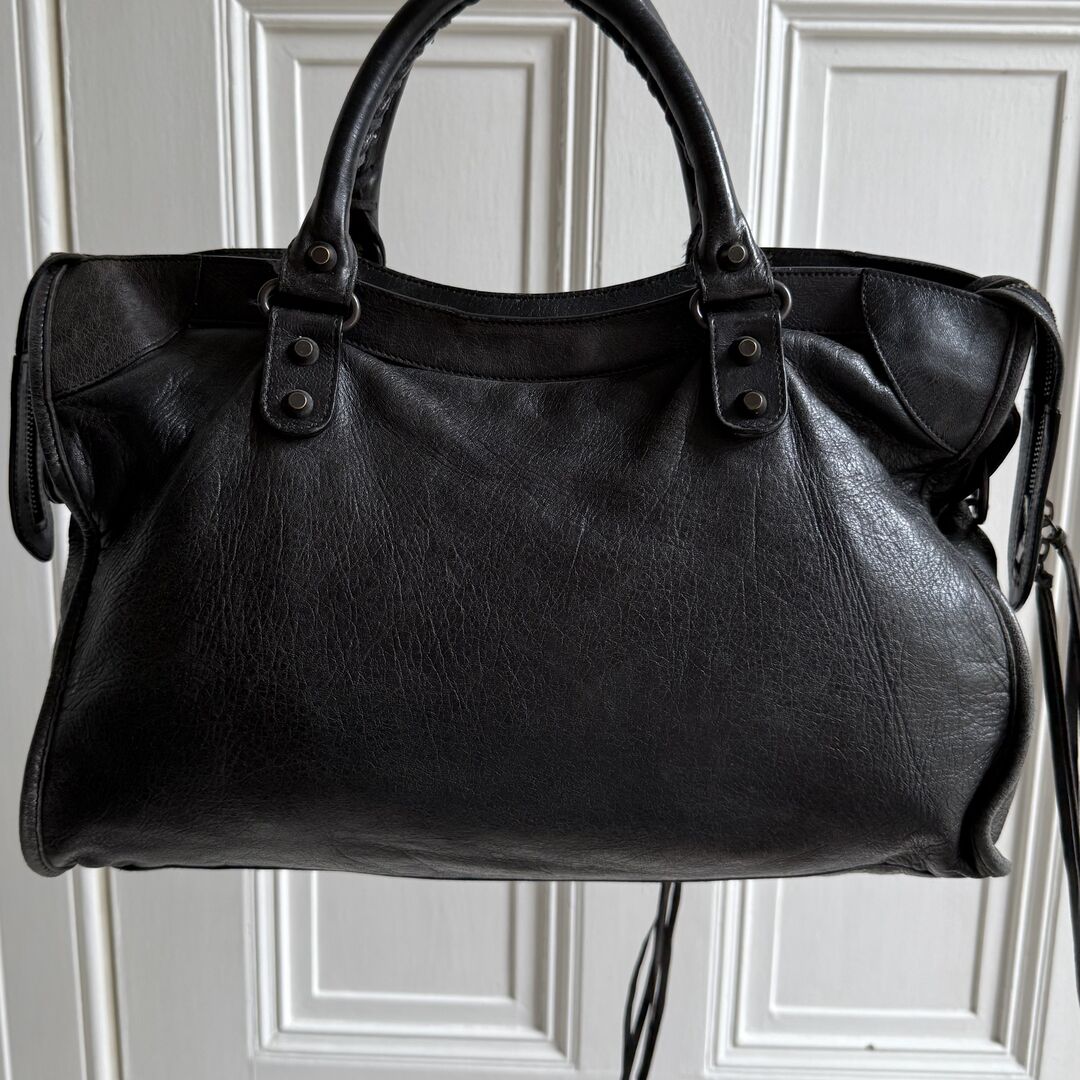2009 Balenciaga City Leather Black Handbag