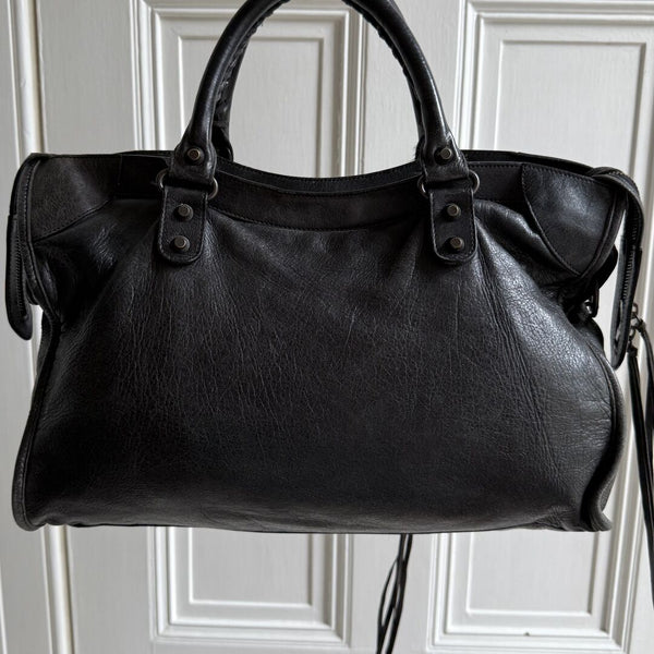 2009 Balenciaga City Leather Black Handbag