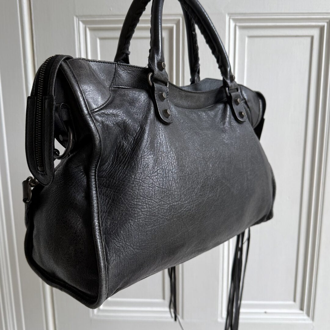 2009 Balenciaga City Leather Black Handbag