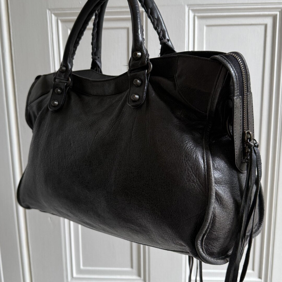 2009 Balenciaga City Leather Black Handbag