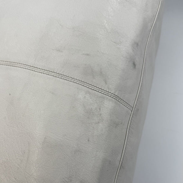 2009 Balenciaga Motocross Classic Weekender White Tote Bag
