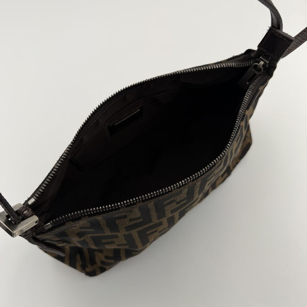 Fendi Zucca Brown Shoulder Bag