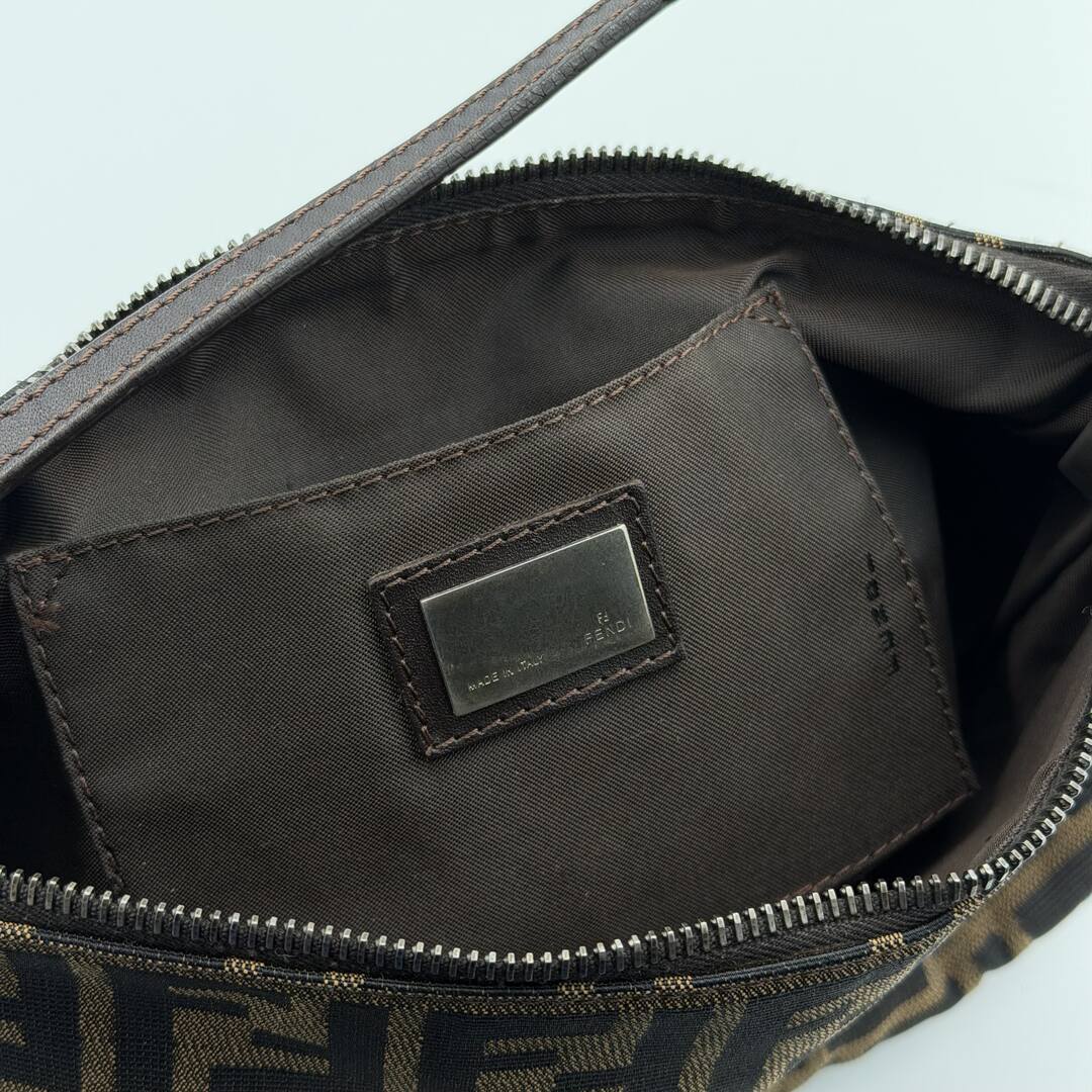 Fendi Zucca Brown Shoulder Bag