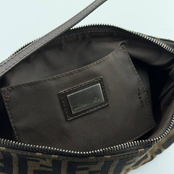 Fendi Zucca Brown Shoulder Bag