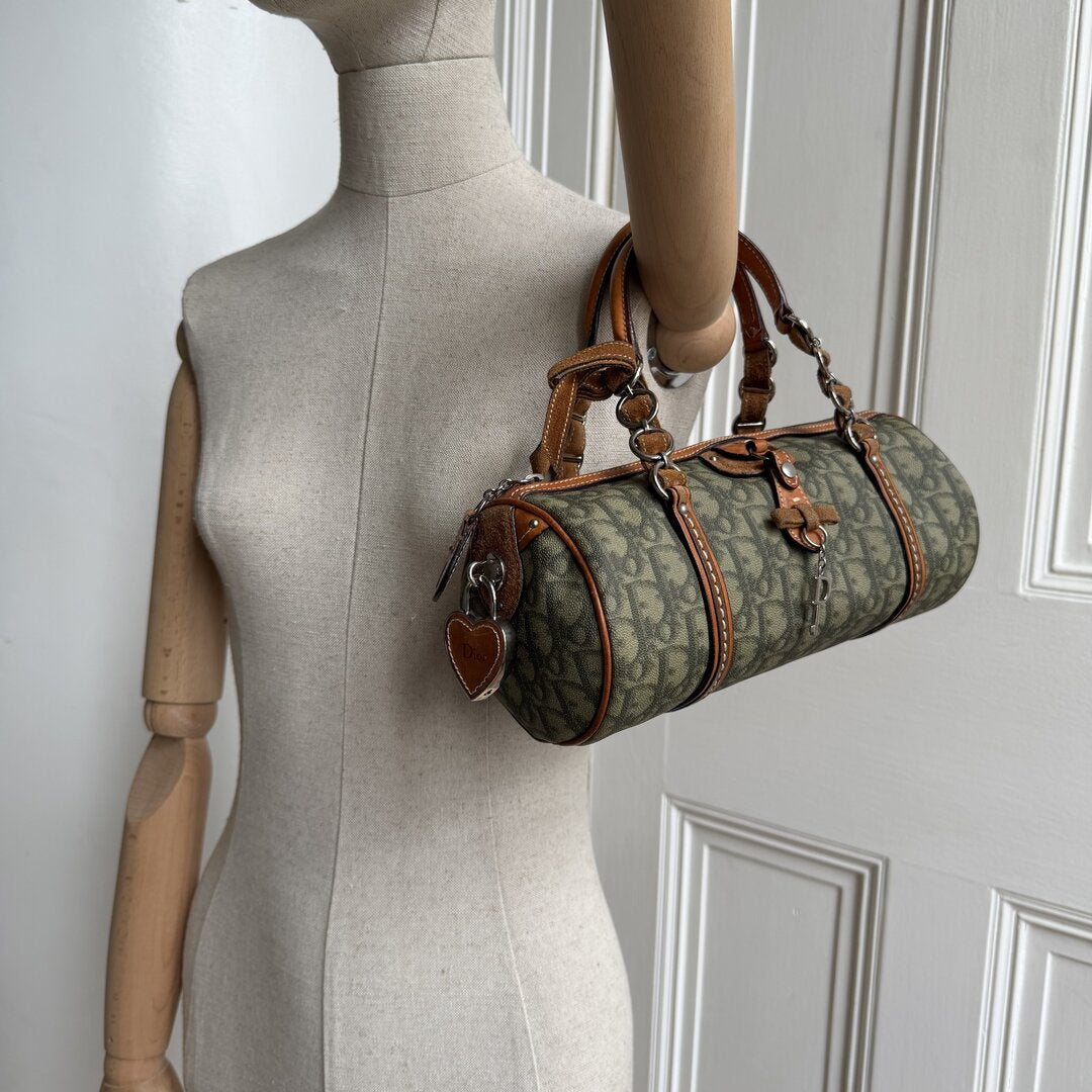 Dior Romantique Heart Trotter Green Handbag