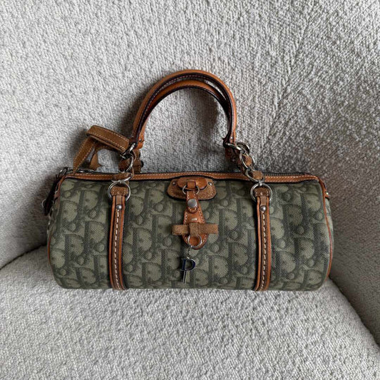 Dior Romantique Heart Trotter Green Handbag