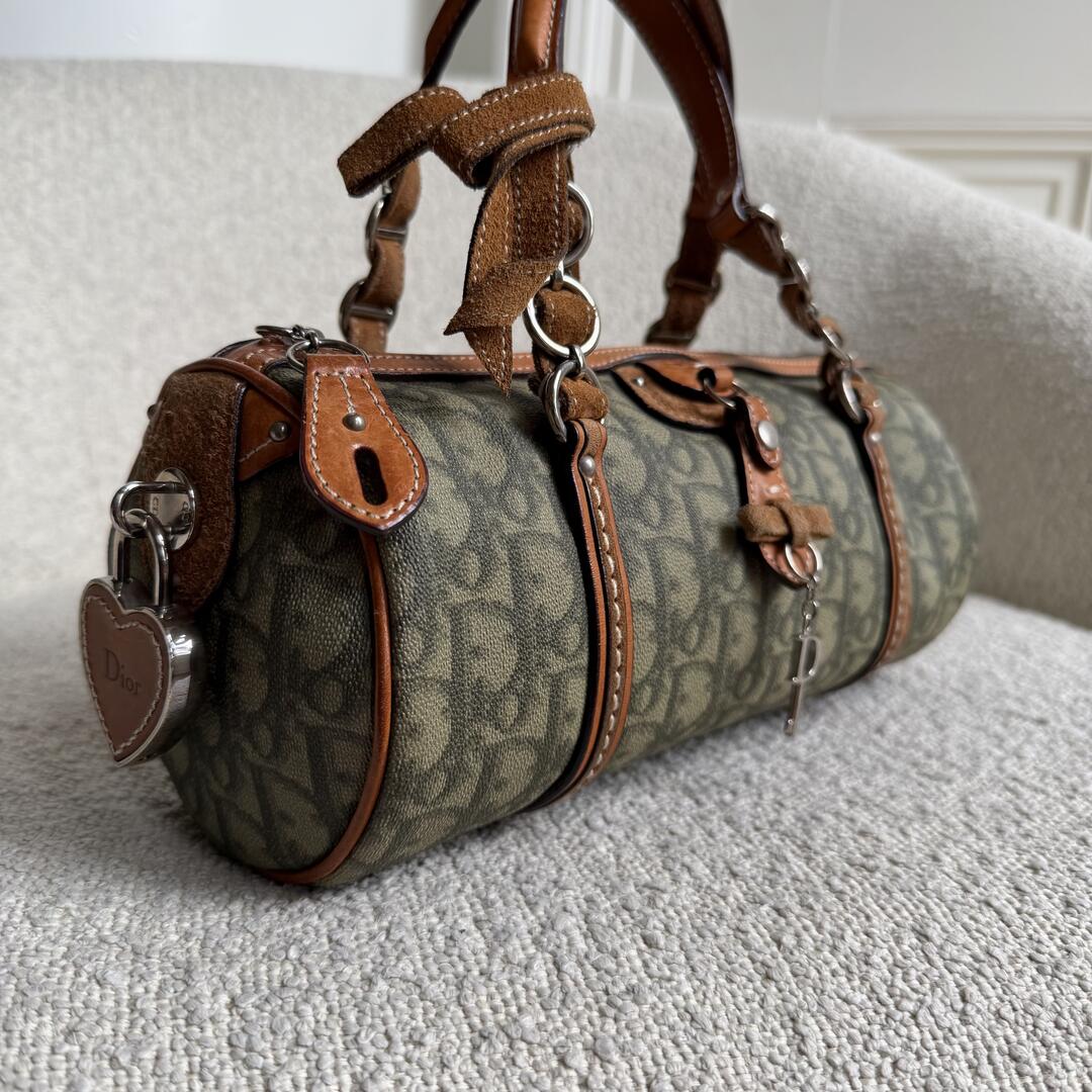 Dior Romantique Heart Trotter Green Handbag