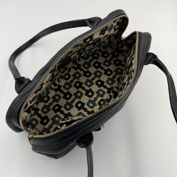 Gucci Guccissima Princy Black Leather Shoulder Bag