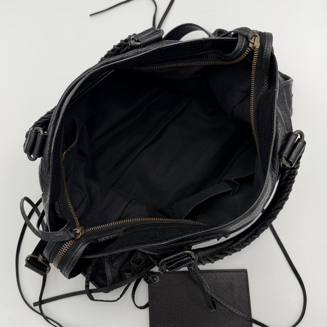 2014 Balenciaga City Leather Black Handbag