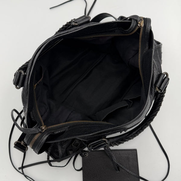 2014 Balenciaga City Leather Black Handbag