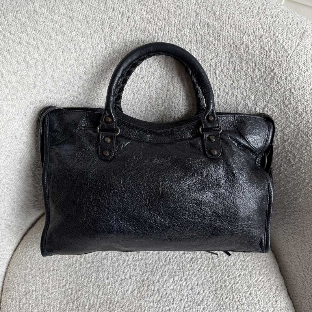 2014 Balenciaga City Leather Black Handbag