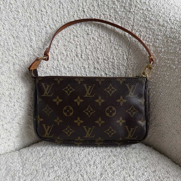 2003 Louis Vuitton Monogram Pochette Accessories Shoulder Bag