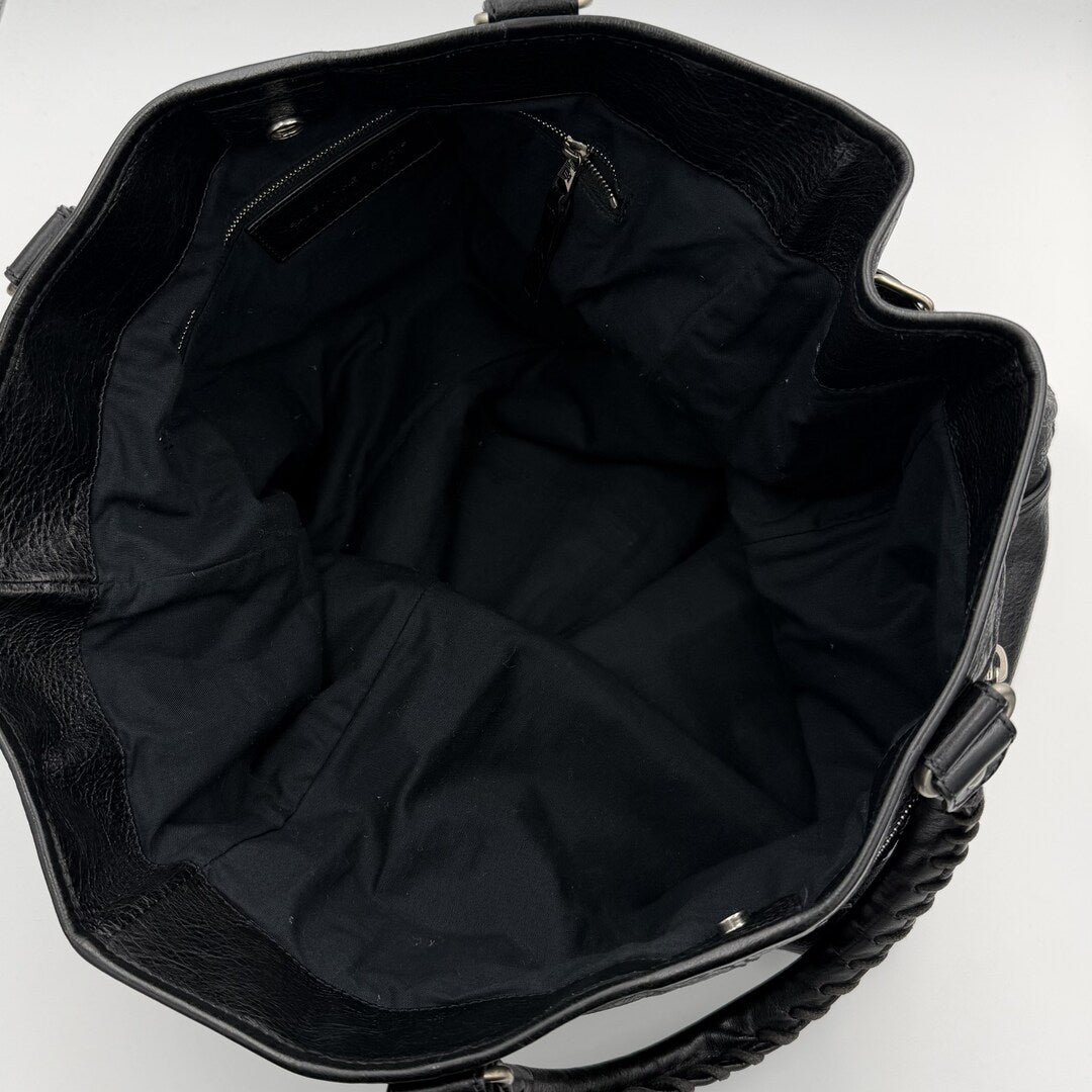 2013 Balenciaga Motocross Classic Hexagon Black Tote Bag