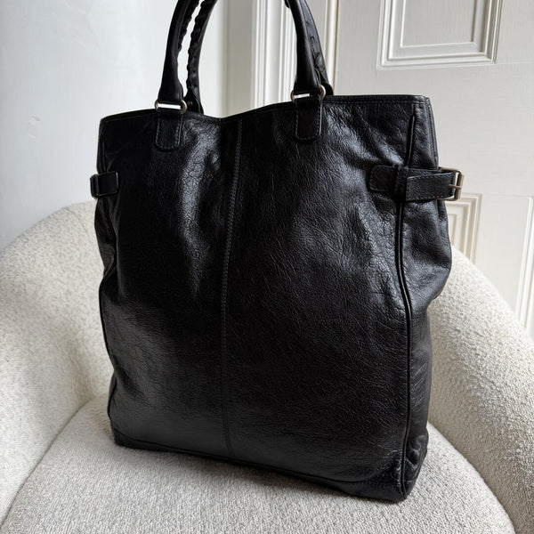 2013 Balenciaga Motocross Classic Hexagon Black Tote Bag