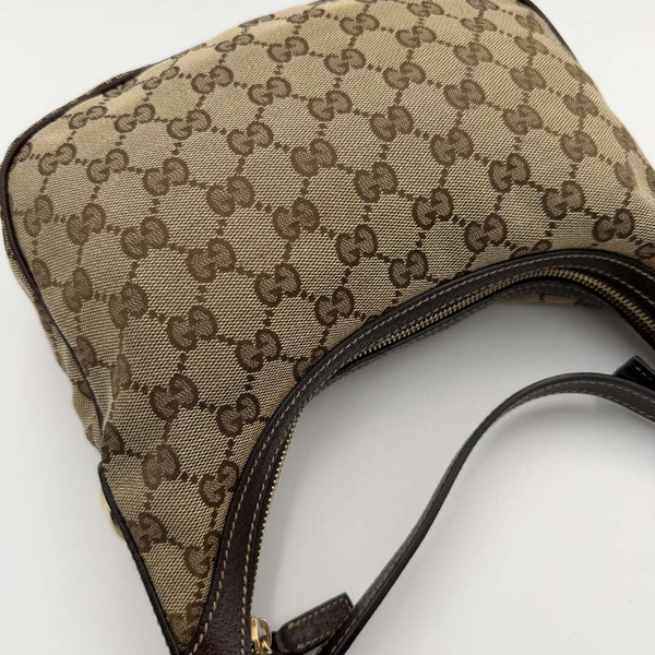 Gucci GG Canvas Brown Mini Shoulder Bag