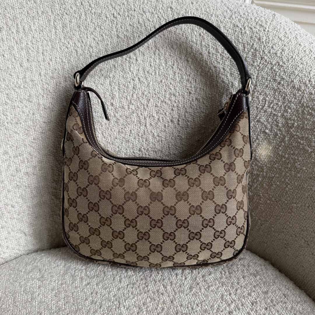 Gucci GG Canvas Brown Mini Shoulder Bag