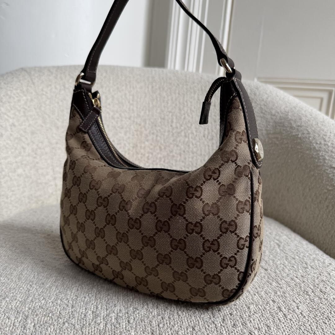 Gucci GG Canvas Brown Mini Shoulder Bag