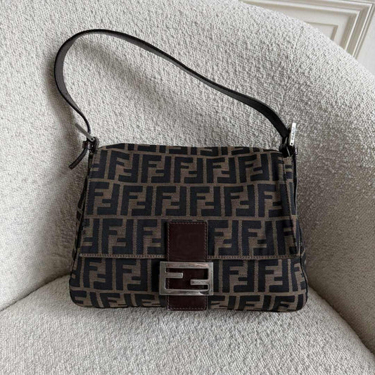 Fendi Zucca Mamma Shoulder Bag