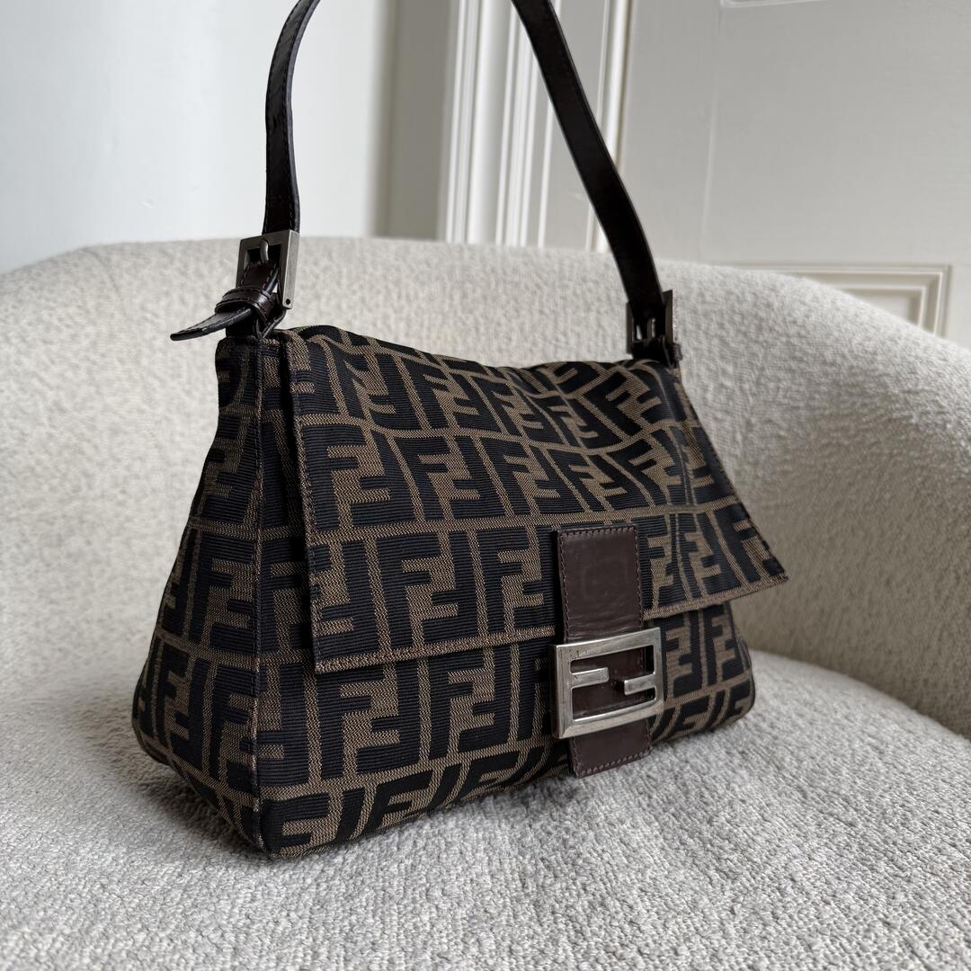 Fendi Zucca Mamma Shoulder Bag