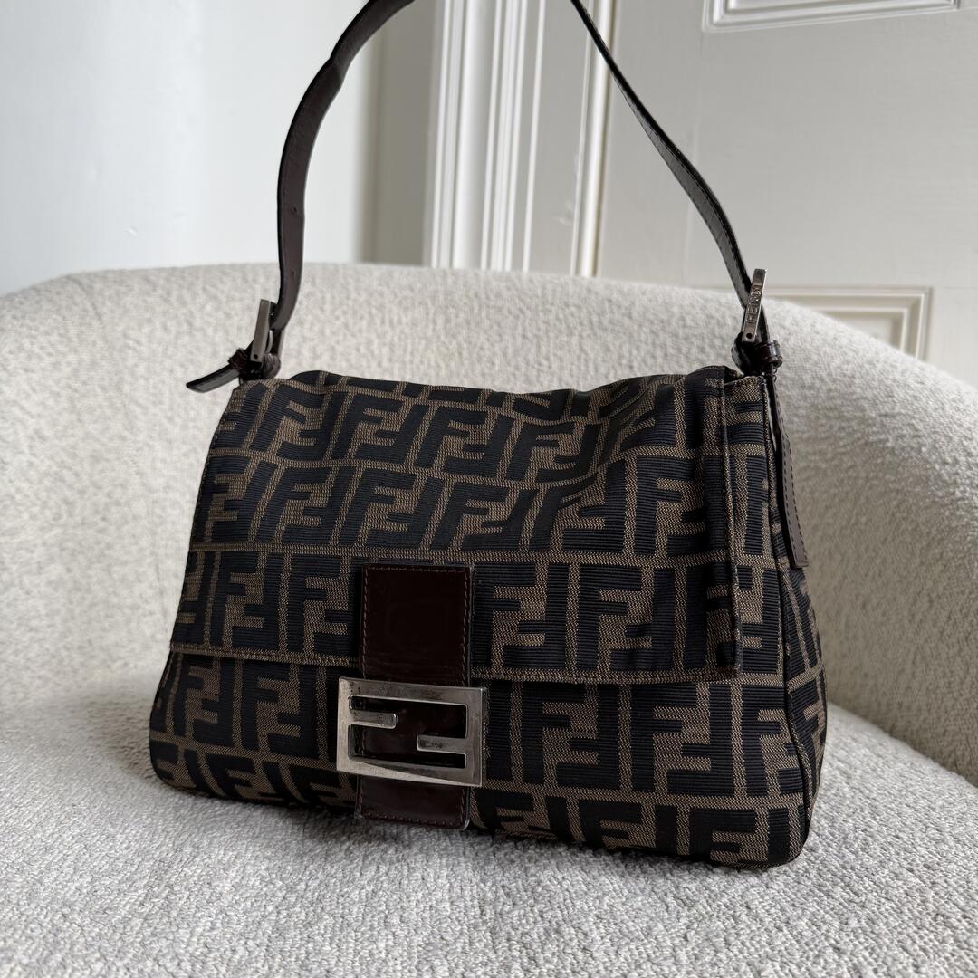 Fendi Zucca Mamma Shoulder Bag