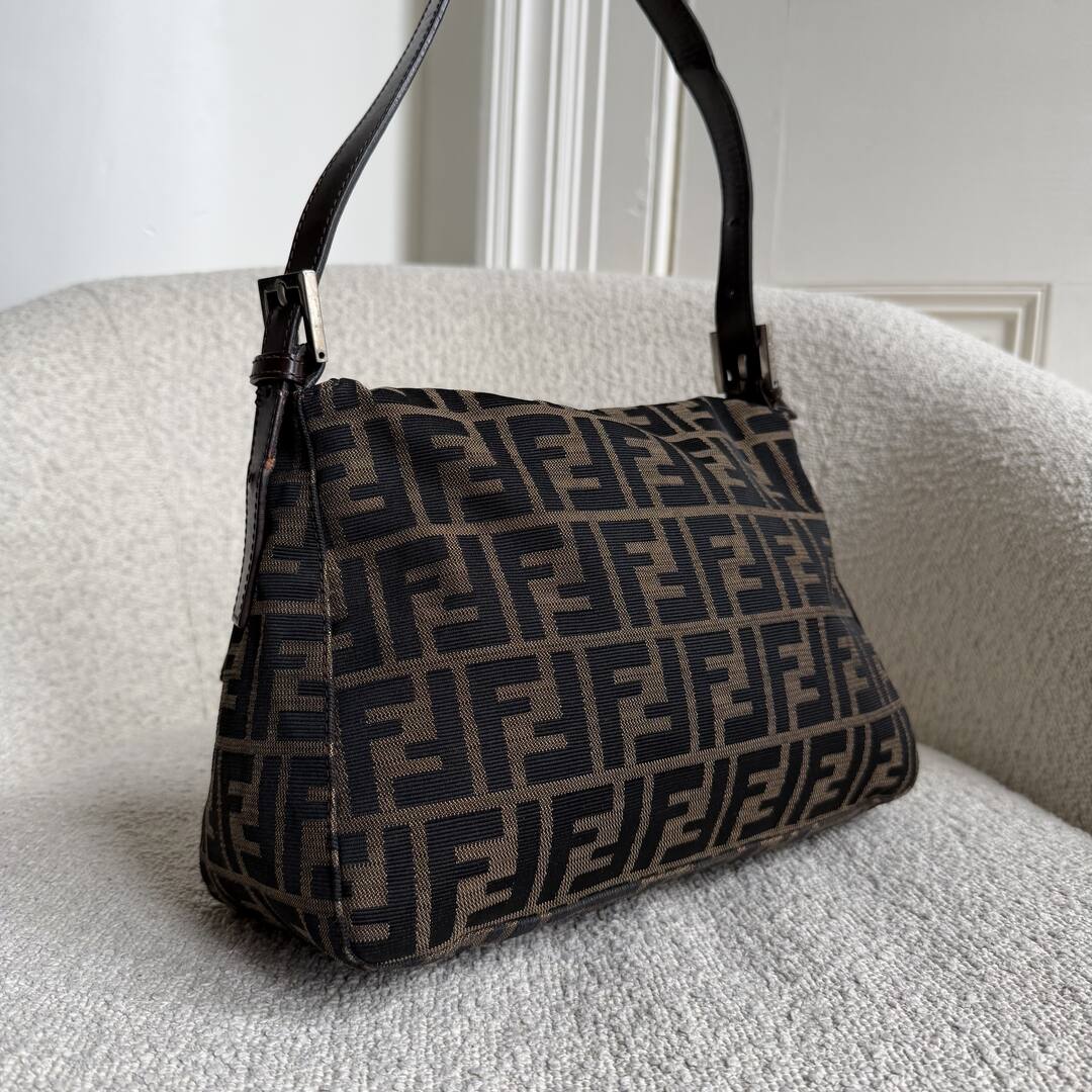Fendi Zucca Mamma Shoulder Bag