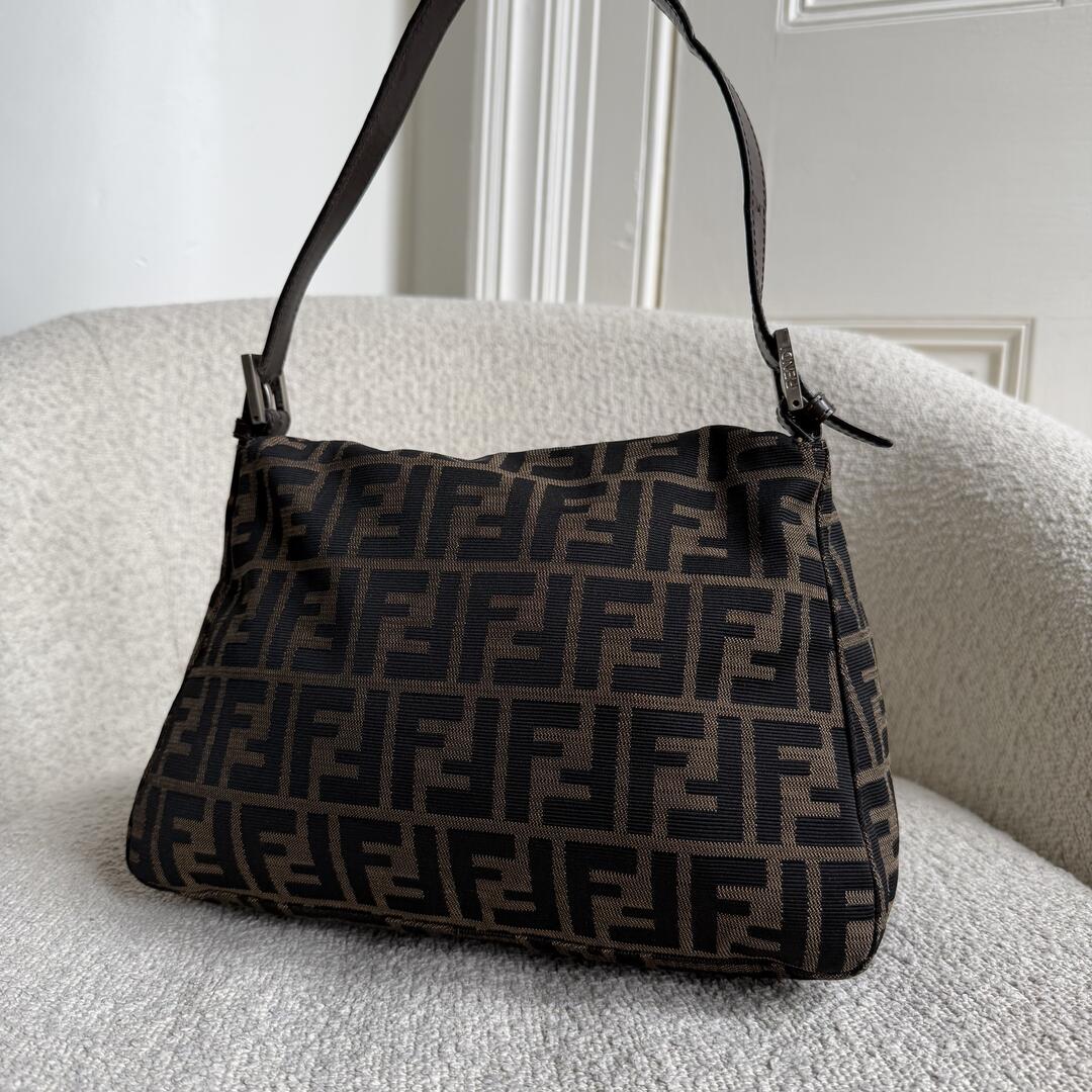 Fendi Zucca Mamma Shoulder Bag