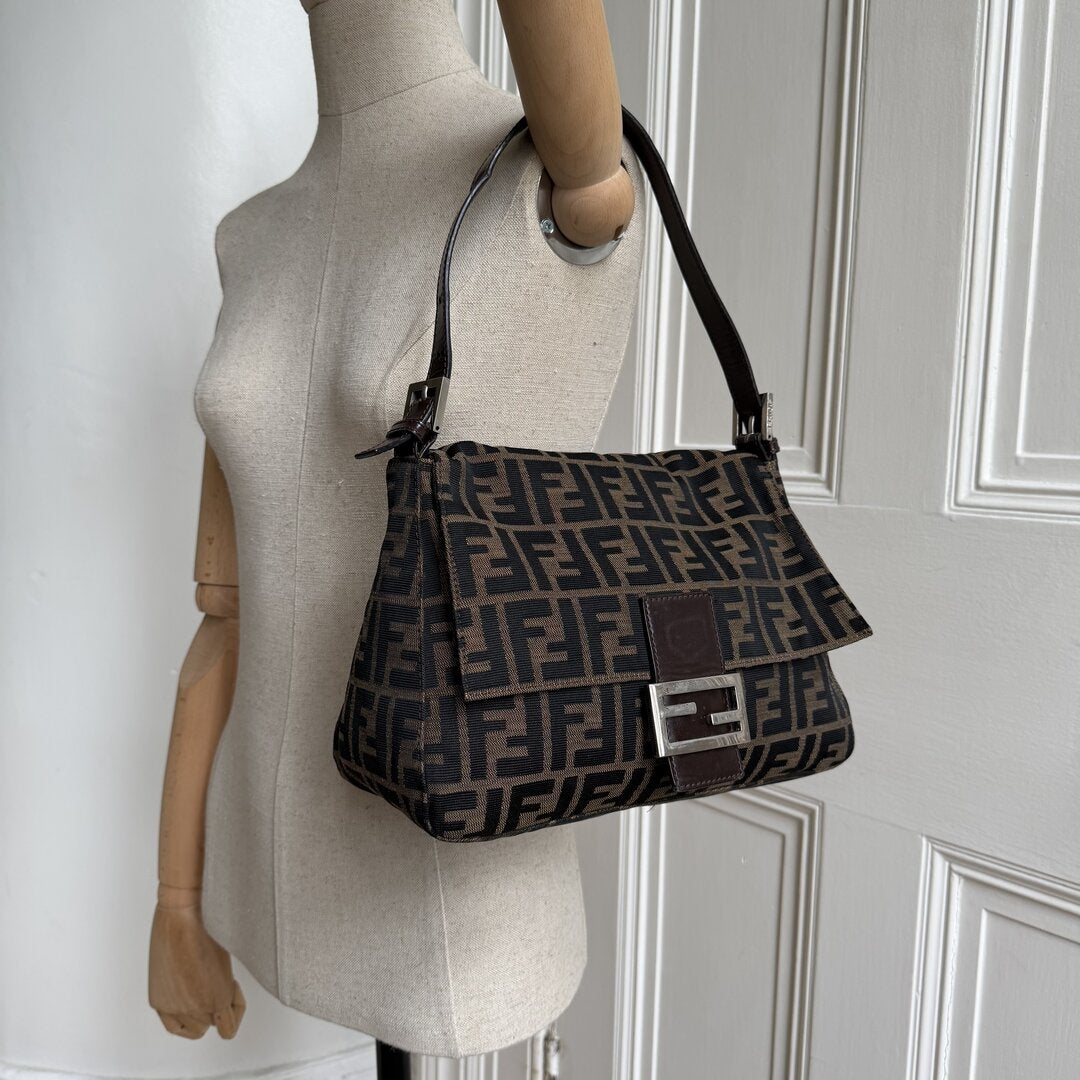 Fendi Zucca Mamma Shoulder Bag