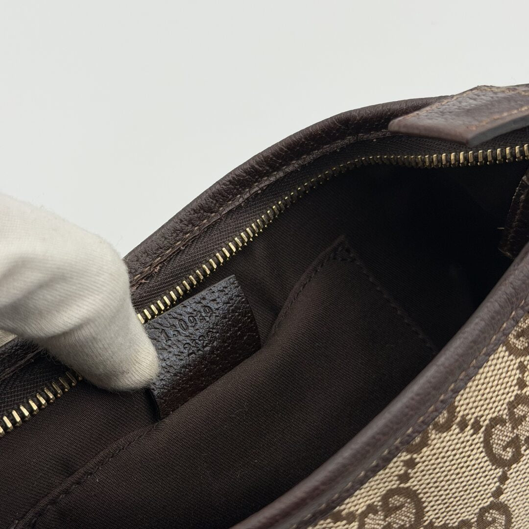 Gucci Mini Abbey D Ring Brown Shoulder Bag