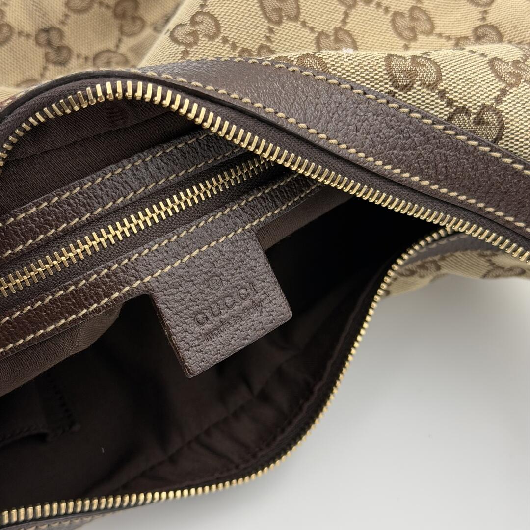 Gucci GG Canvas Brown Shoulder Bag